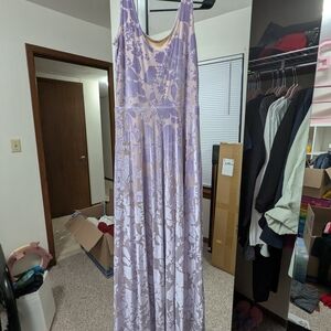 Blackmilk Lavender Floral Maxi Dress
